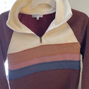 Fitz + Eddi Buckle Fleece Quarter Zip